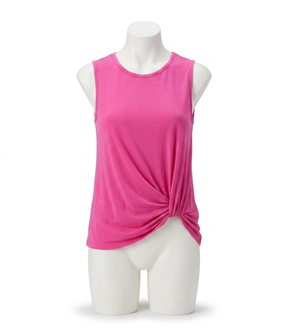 NEW KAREN KANE sleeveless pick-up top in pink